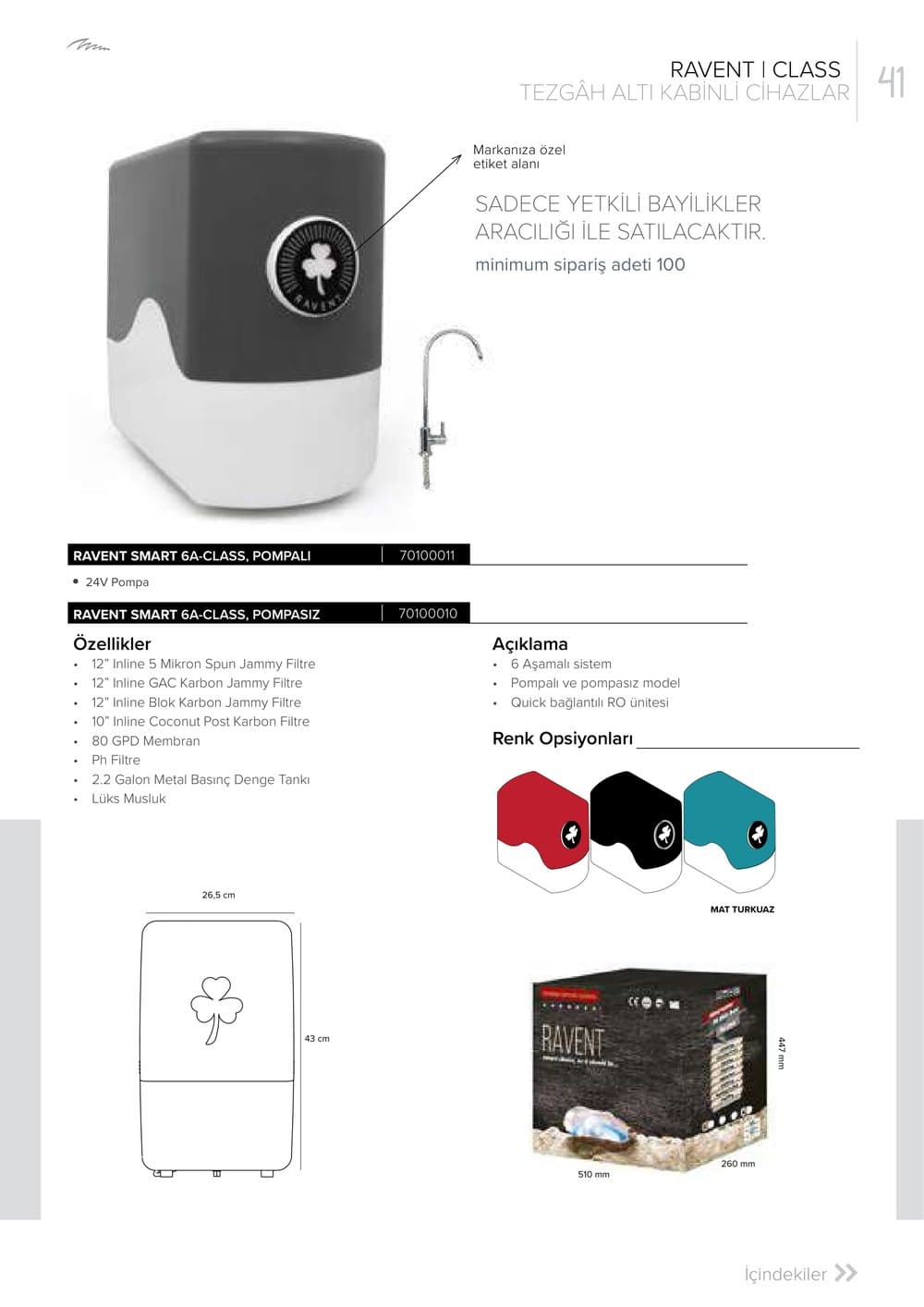 RAVENT SMART 6A-CLASS, POMPALI